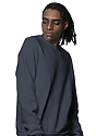 Unisex Fashion Fleece Crew Sweatshirt AEGEAN BLUE 3