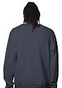 Unisex Fashion Fleece Crew Sweatshirt AEGEAN BLUE 4