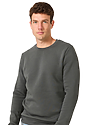 Unisex Fashion Fleece Crew Sweatshirt ASPHALT 2
