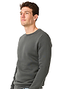 Unisex Fashion Fleece Crew Sweatshirt ASPHALT 3