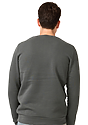 Unisex Fashion Fleece Crew Sweatshirt ASPHALT 4
