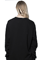 Unisex Fashion Fleece Crew Sweatshirt BLACK 7