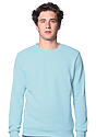 Unisex Fashion Fleece Crew Sweatshirt HEATHER BREEZE 2