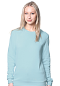 Unisex Fashion Fleece Crew Sweatshirt HEATHER BREEZE 5