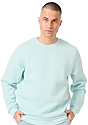 Unisex Fashion Fleece Crew Sweatshirt HEATHER BREEZE 2
