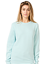 Unisex Fashion Fleece Crew Sweatshirt HEATHER BREEZE 5