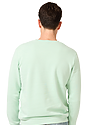 Unisex Fashion Fleece Crew Sweatshirt HEATHER PISTACHIO 4