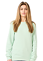 Unisex Fashion Fleece Crew Sweatshirt HEATHER PISTACHIO 5