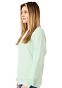 Unisex Fashion Fleece Crew Sweatshirt HEATHER PISTACHIO 6