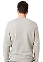 Unisex Fashion Fleece Crew Sweatshirt HEATHER GREY 4