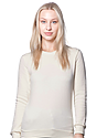 Unisex Fashion Fleece Crew Sweatshirt NATURAL 2