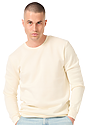 Unisex Fashion Fleece Crew Sweatshirt NATURAL 2