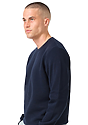Unisex Fashion Fleece Crew Sweatshirt NAVY 3