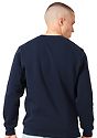Unisex Fashion Fleece Crew Sweatshirt NAVY 4
