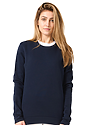 Unisex Fashion Fleece Crew Sweatshirt NAVY 5