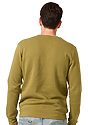 Unisex Fashion Fleece Crew Sweatshirt OLIVE DRAB 4