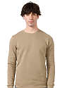 Unisex Fashion Fleece Crew Sweatshirt WALNUT 2