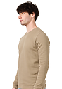 Unisex Fashion Fleece Crew Sweatshirt WALNUT 3