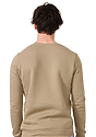 Unisex Fashion Fleece Crew Sweatshirt WALNUT 4