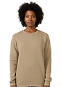 Unisex Fashion Fleece Crew Sweatshirt WALNUT 5