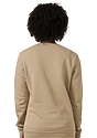 Unisex Fashion Fleece Crew Sweatshirt WALNUT 7