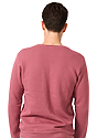 Unisex Fashion Fleece Crew Sweatshirt WINE 4