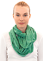 Unisex eco Triblend Infinity Scarf  Front