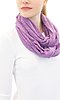 Unisex eco Triblend Infinity Scarf ECO TRI PURPLE Side