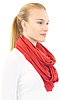 Unisex eco Triblend Infinity Scarf ECO TRI TRUE RED Front