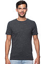 Unisex eco Triblend Short Sleeve Tee ECO TRI CHARCOAL Front
