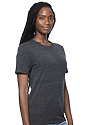 Unisex eco Triblend Short Sleeve Tee ECO TRI CHARCOAL Back2