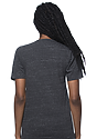 Unisex eco Triblend Short Sleeve Tee ECO TRI CHARCOAL Back2