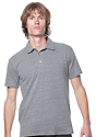 Unisex eco Triblend Polo  Front