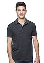 Unisex eco Triblend Polo  Front