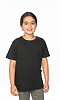 Youth eco Triblend Short Sleeve Tee ECO TRI BLACK Front