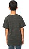 Youth eco Triblend Short Sleeve Tee ECO TRI CHARCOAL Back