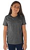 Youth eco Triblend Short Sleeve Tee ECO TRI CHARCOAL Front2