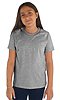 Youth eco Triblend Short Sleeve Tee ECO TRI GREY Front2