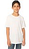 Youth eco Triblend Short Sleeve Tee ECO TRI WHITE Front