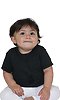 Infant eco Triblend Short Sleeve Tee ECO TRI BLACK Front