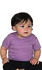 Infant eco Triblend Short Sleeve Tee ECO TRI PURPLE Front