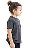 Toddler eco Triblend Short Sleeve Tee ECO TRI CHARCOAL Side