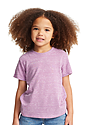 Toddler eco Triblend Short Sleeve Tee ECO TRI PURPLE Front