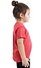 Toddler eco Triblend Short Sleeve Tee ECO TRI TRUE RED Side