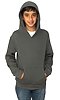 Youth Fashion Fleece Pullover Hoodie ASPHALT Front