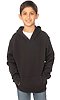 Youth Fashion Fleece Pullover Hoodie BLACK Front