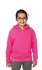 Youth Fashion Fleece Neon Pullover Hoodie NEON PINK Front