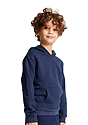 Youth Fashion Fleece Pullover Hoodie NAVY Front