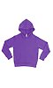 Youth Fashion Fleece Pullover Hoodie PURPLE Front2