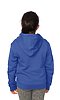 Youth Fashion Fleece Pullover Hoodie ROYAL Back